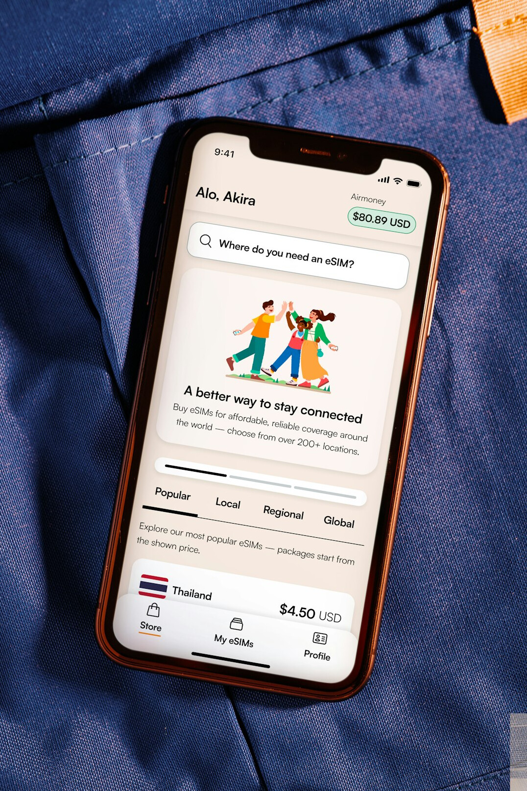 insurance app connected to bank