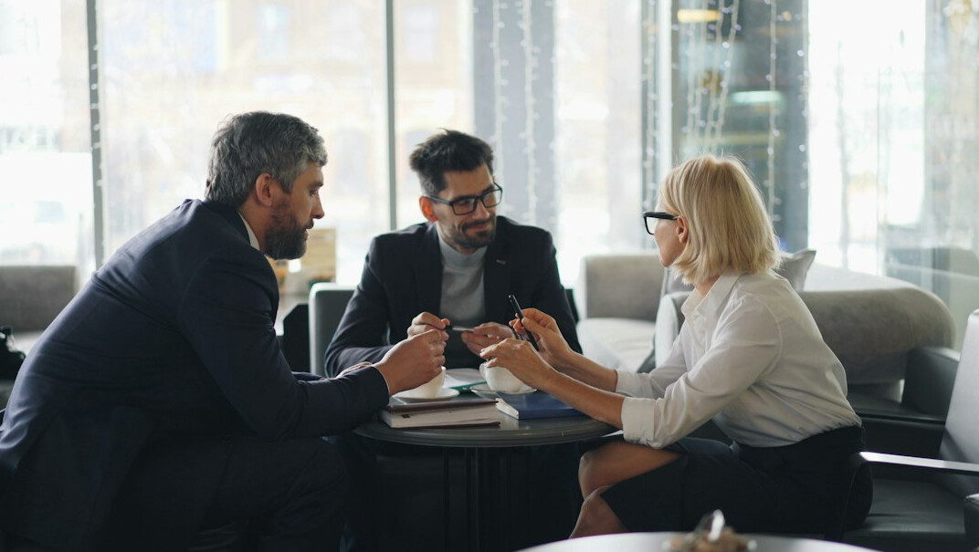 modern insurance meeting
